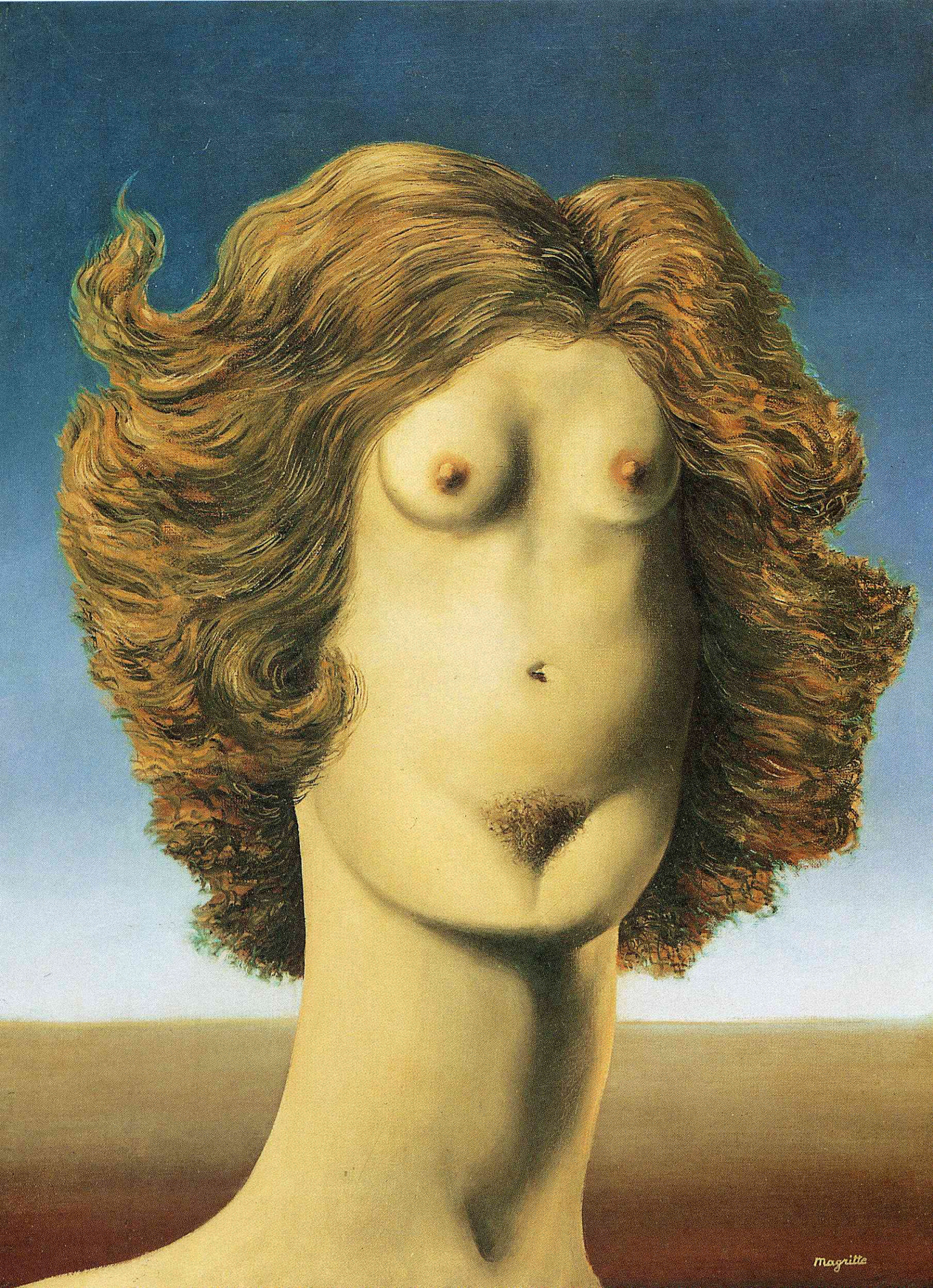 Le Viol (The Rape) By René Magritte